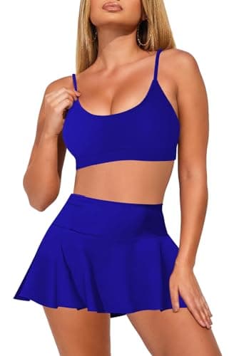 High Waisted Bikini Set for Women - Pink Queen
