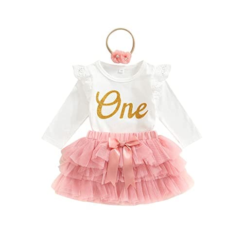 Baby Girl 1st Birthday Outfit Princess Tutu Dress