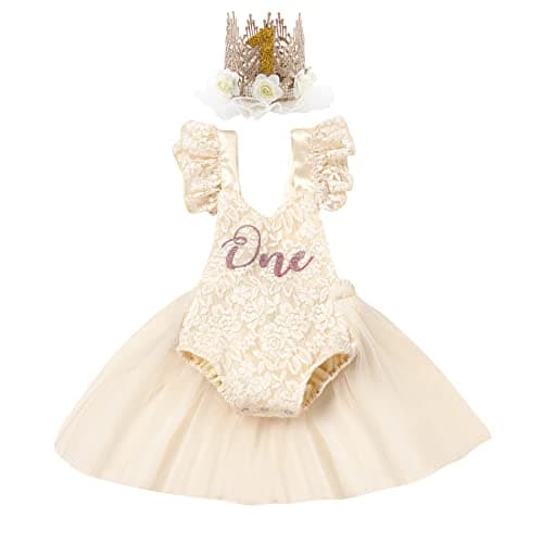 Baby Girl 1st Birthday Princess Outfit