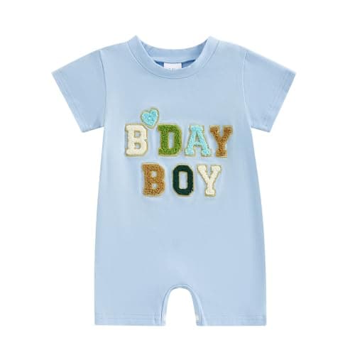 Kayotuas Baby Boy Girl Half/1st Birthday Outfit Romper