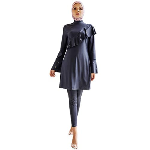 IMEKIS Women's Modest Muslim Burkini Swimwear