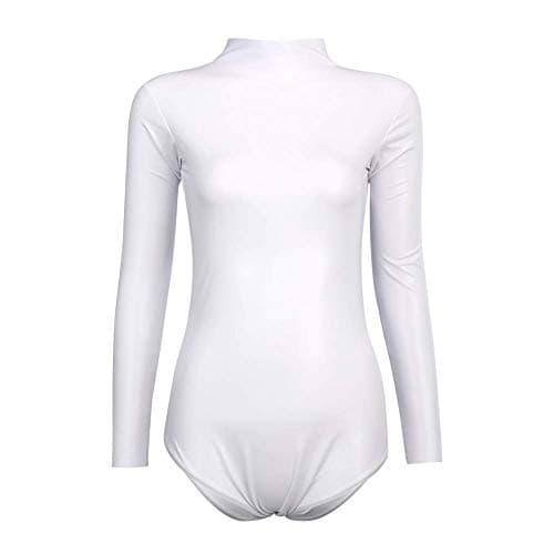 Metallic Alien Bodysuit Costume for Women Halloween Cosplay