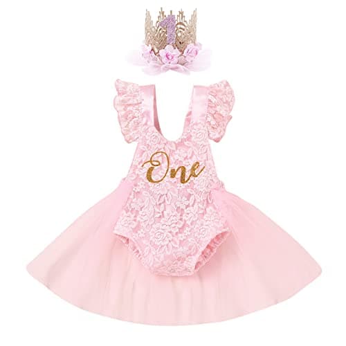 Baby Girl 1st Birthday Princess Outfit