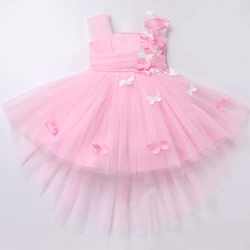 IDOPIP Toddler Flower Girl Sequins Bowknot Tutu Dress for Princess Events