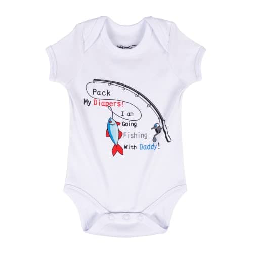 Cnins Funny Baby & Daddy Matching Outfit for 1st Birthday, Unisex 0-24M