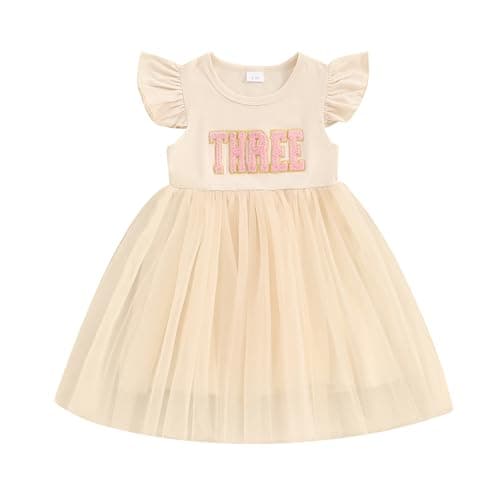 Baby Girls 1st Birthday Outfit: Romper, Tutu Skirt, Summer Clothes