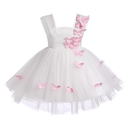 Butterfly Birthday Dress for Toddler Girls
