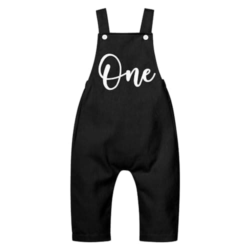Baby Boy Girl Cake Smash Outfit - Boho Romper & Long Pants for 1st Birthday Photos
