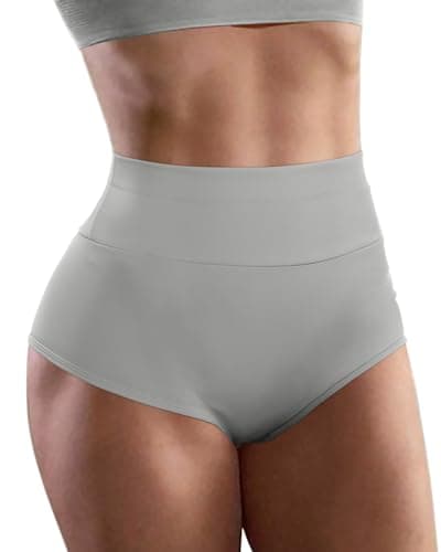 AIMILIA Women's High Waist Yoga Booty Shorts Spandex Dance Leggings