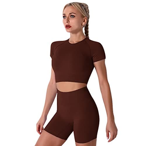 IDOPIP Women's Workout Set: Yoga Outfit + Sports Bra + Leggings