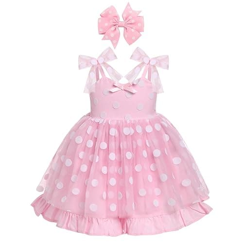 Mouse Birthday Princess Costume for Toddler Kid Girl