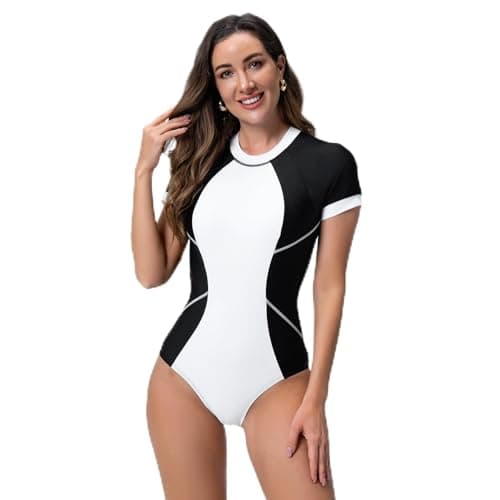 IMEKIS Women's UV Protection Rashguard Swimsuit
