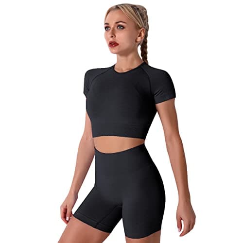 IDOPIP Women's Workout Set: Yoga Outfit + Sports Bra + Leggings