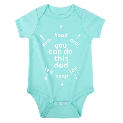 Cnins Funny Baby & Daddy Matching Outfit for 1st Birthday, Unisex 0-24M