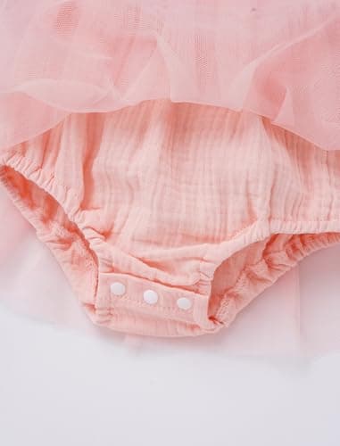 IMEKIS Baby Girl 1st Birthday Snowflake Romper & Headband Outfit