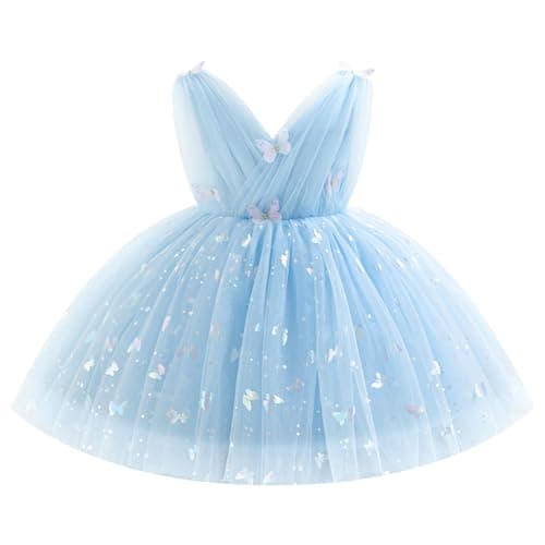 Butterfly Birthday Dress for Toddler Girls