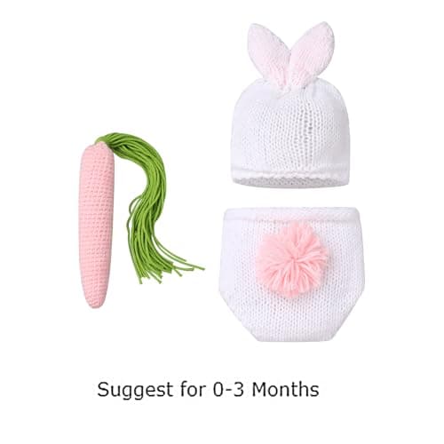 Baby Easter Bunny Costume Outfit Set