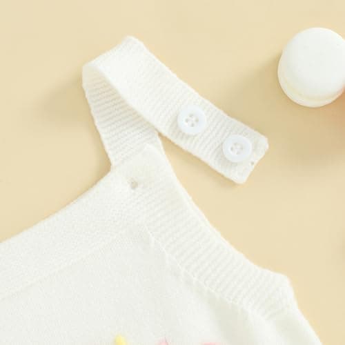 Cute Sleeveless Knit Romper for Birthday and Summer