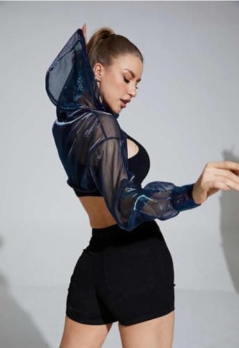 Women's Cropped Hoodie Super Crop Top