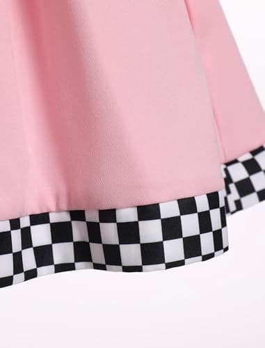 IMEKIS Baby Girl Race Car Birthday & Halloween Dress