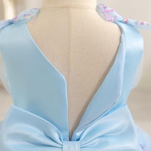 ODOLDI Baby Girls 3D Butterfly Birthday Dress Photography Wedding Cake Crush