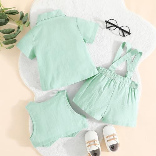 Toddler Boy Baptism Christening Outfit Wedding Suit