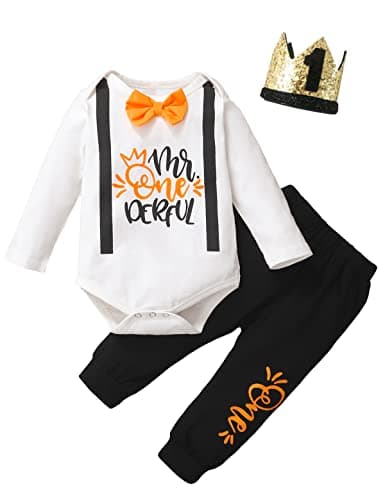 Mr Onederful Shark Birthday Outfit for Boy 1st Birthday
