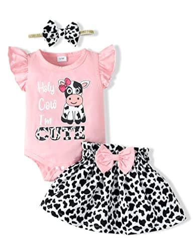 BABY GIRL SUNNY PIGGY Dress Romper Skirt Set