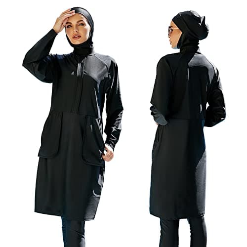 IMEKIS Women's Modest Muslim Burkini Swimwear