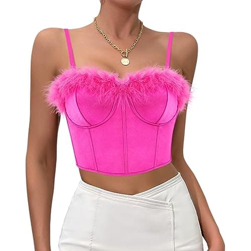 Reflective Crop Top for Women, Festival Rave Outfits and Girls Club Tank Vest