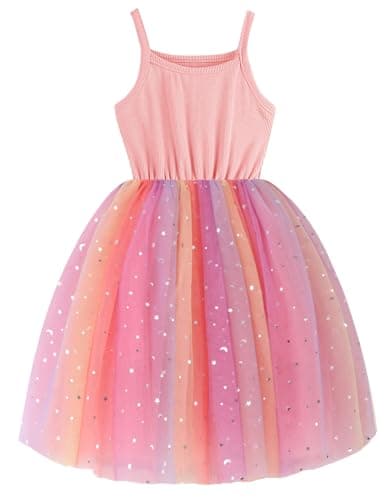 RJXDLT Infant Tutu Sundress for Baby Girls Tulle Toddler