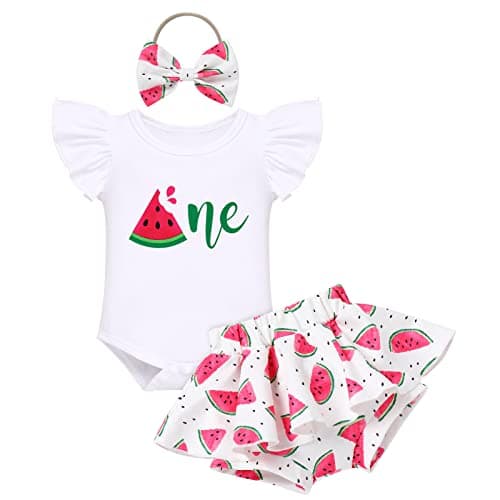 Summer Baby Girls Sunflower Mouse Outfit Set