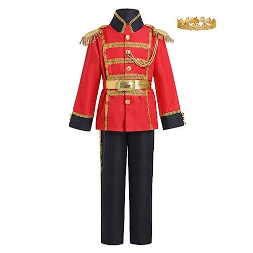 ODIZLI Prince Charming Costume for Kids Boys - Halloween Carnival Dress Up Suit