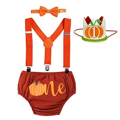Baby Boys 1st Birthday Cake Smash Outfit - Wild ONE Theme