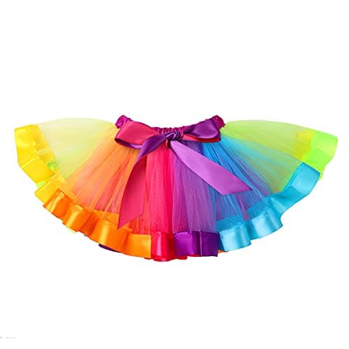 IMEKIS Watermelon 1st Birthday Romper with Rainbow Skirt & Headband