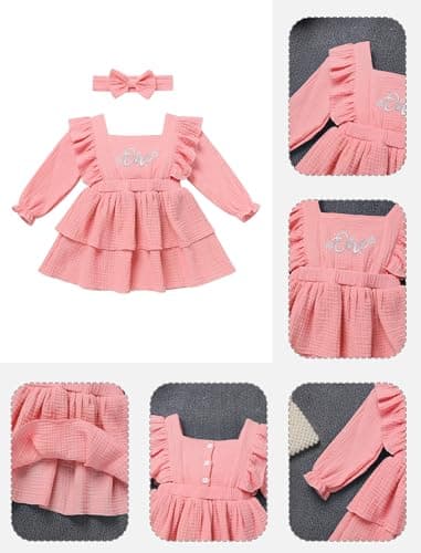 Winter Snowflake 1st Birthday Outfit for Baby Girls