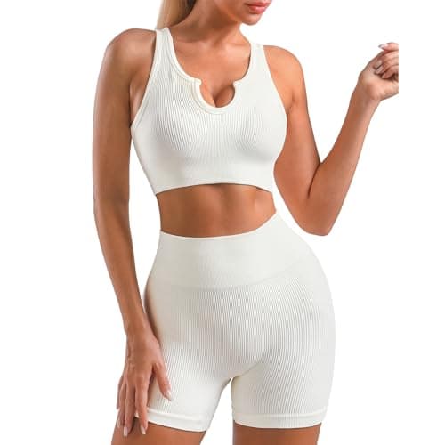 Lingdu Women's Yoga Outfits 2 piece Set