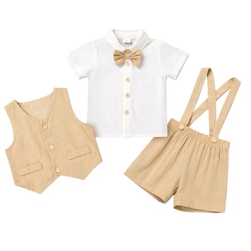 Toddler Boy Baptism Christening Outfit Wedding Suit