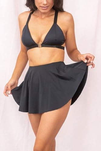 BZB Flirty Mini Skirt with Shorts for Workout & Yoga