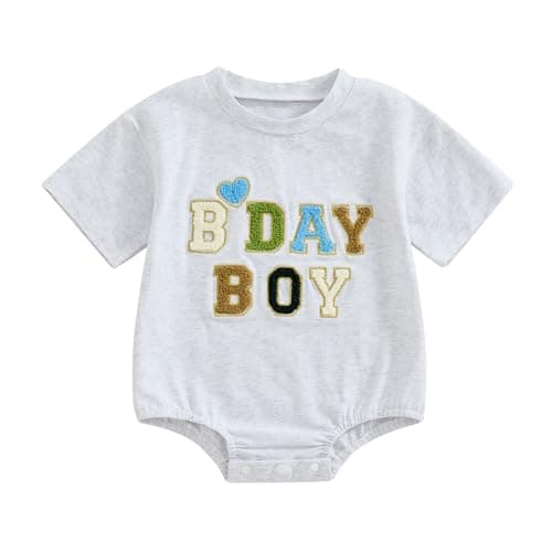 Kayotuas Baby Boy Girl Half/1st Birthday Outfit Romper