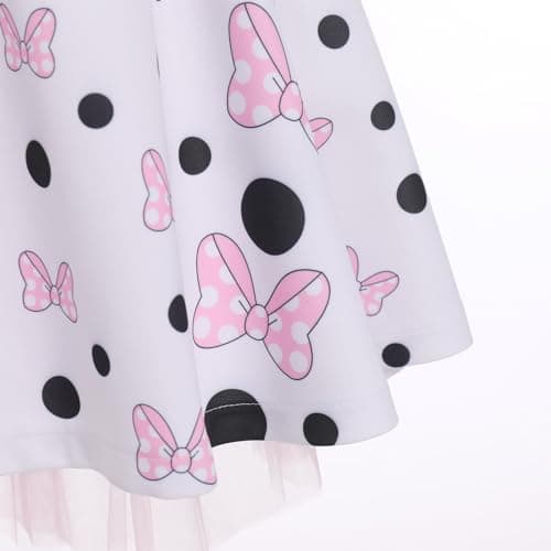 Mouse Birthday Dress for Toddler Baby Girl Princess- Polka Dots Cake Smash Halloween Costume Cosplay