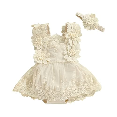 Newborn Baby Girl Butterfly Romper Jumpsuit