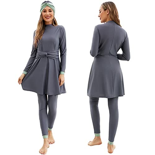 IMEKIS Women's Modest Muslim Burkini Swimwear