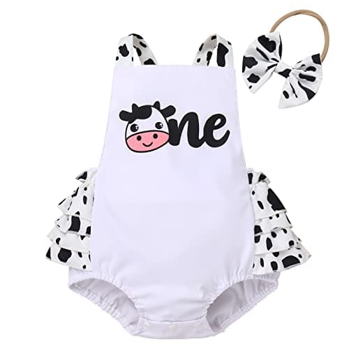 Baby Girl 1st Birthday Outfit Set