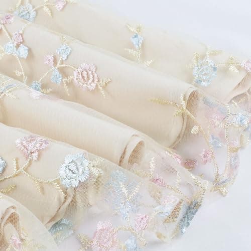 Square Neck Tulle Prom Dress Floral Cocktail Dress for Women