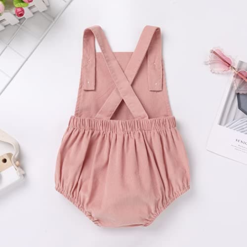 Boho 1st Birthday Backless Romper for Baby Girls and Boys – Perfect for Cake Smash Photos
