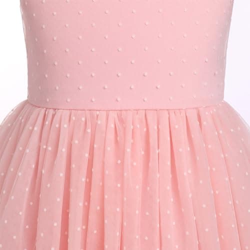 Boho Swiss Dot Dress for Toddler Girls