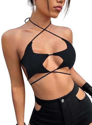 Ella Lust Rave Star Top for Women | EDC Festival Dance Bra Outfit