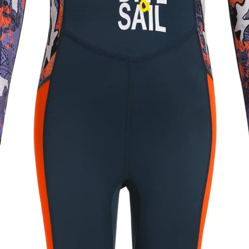 IMEKIS Full Body Wetsuit Rash Guard for Kids UPF 50+ with Hat