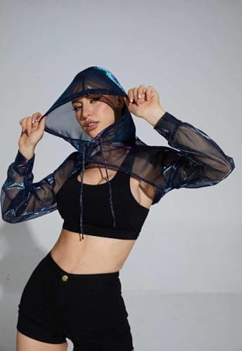 Women's Cropped Hoodie Super Crop Top